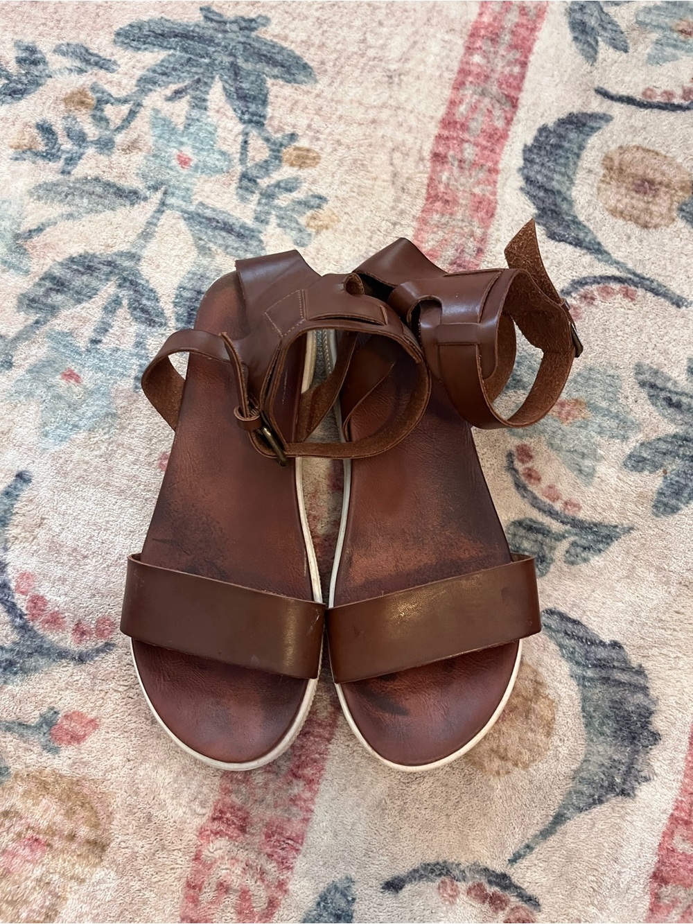 MIA brown leather sandals